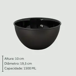 Bowl Grafite de Cerâmica 2ª Linha