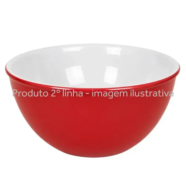 Bowl Vermelho de Cerâmica 2ª Linha