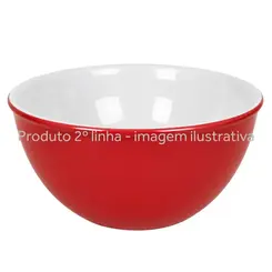 Bowl Vermelho de Cerâmica 2ª Linha