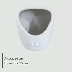 Saleiro Flocos de Cerâmica 2ª Linha