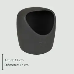 Saleiro Grafite de Cerâmica 2ª Linha