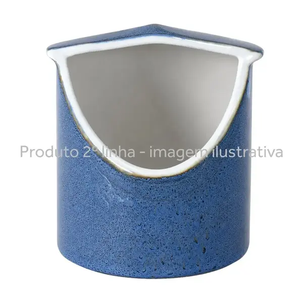 Saleiro Brisa Azul Orgânico de Cerâmica 2ª Linha