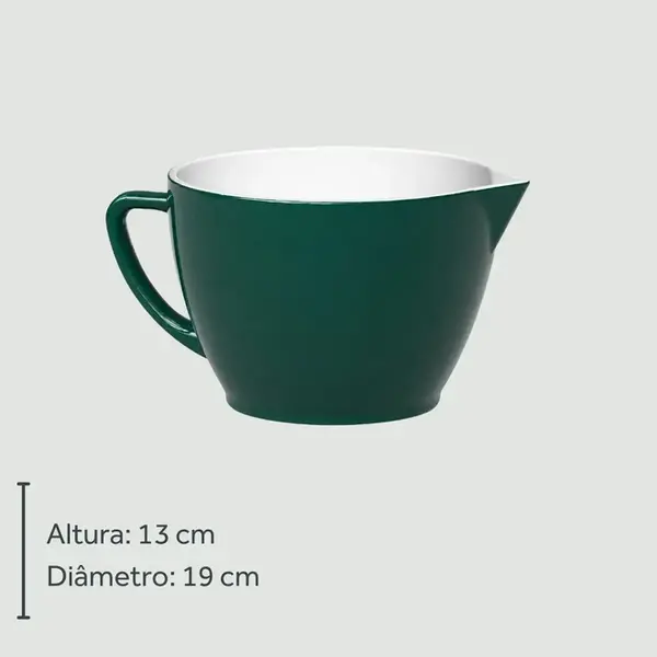Bowl de Preparo Cobalto de Cerâmica com Alça 2ª Linha