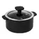Panela de Cerâmica Slim com Tampa 900ml Preto