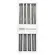 Conjunto com 4 Velas Cinza