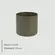 Cachepot Verde de Metal