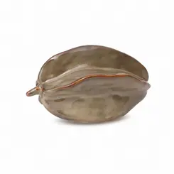 Escultura Carambola Grande em Cerâmica
