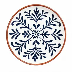 Prato de Sobremesa Coup Stoneware de Cerâmica