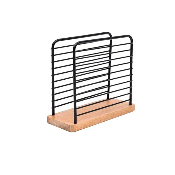 Porta Guardanapo Wood Iron