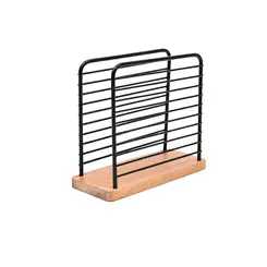 Porta Guardanapo Wood Iron