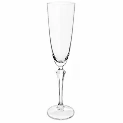 Conjunto 6 Taças de Champagne em Cristal Elizabeth