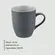 Caneca de Cerâmica Ereditá Steel Blue