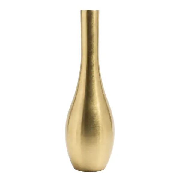 Vaso Dourado Grande de Metal