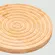 Tábua de Bambu Redonda com Detalhe em Espiral com Cabo