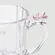 Leiteira de Cristal Fairy Butterfly Rosa