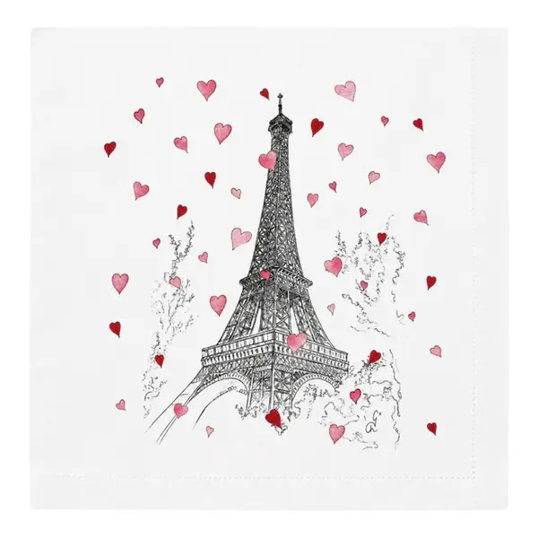 Guardanapo de Papel Paris Love com 20 Peças