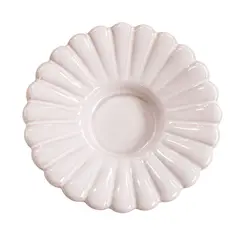 Castiçal Pequeno de Cerâmica Solis Decorativo