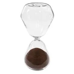 Ampulheta Pequena de Vidro Kairos Marrom