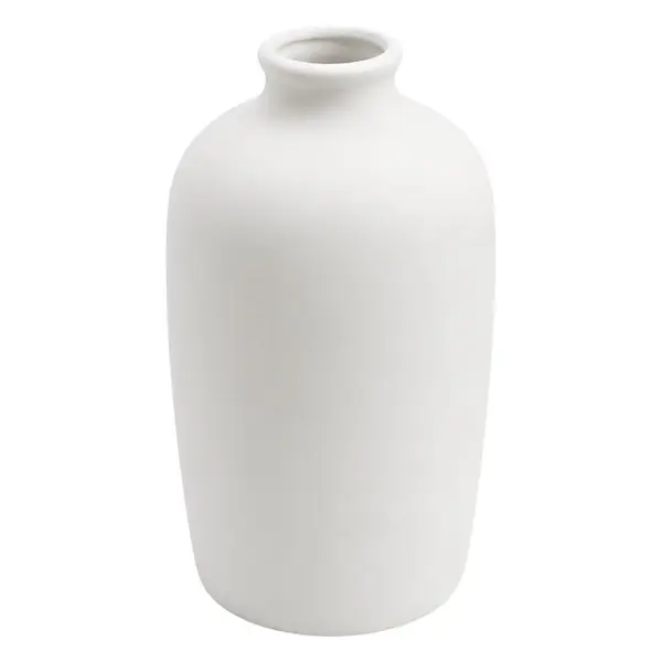 Vaso de Cerâmica Branco Amour