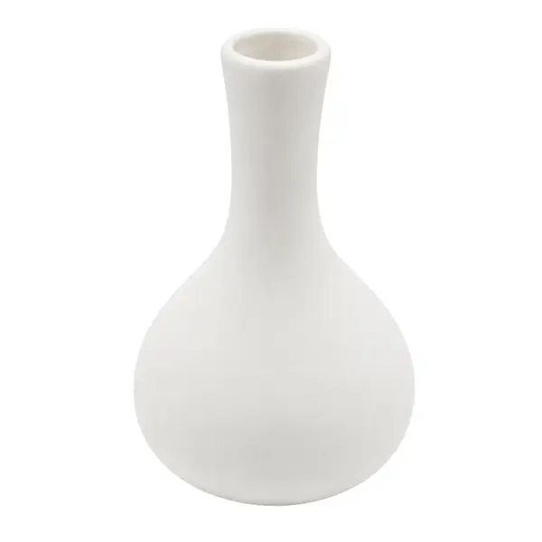 Vaso de Cerâmica Branco Liebe