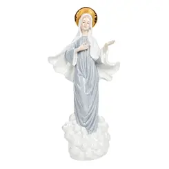 Escultura Decorativa Rainha da Paz de Porcelana