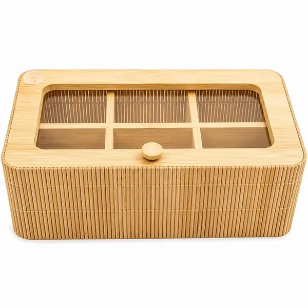 15634BM26014  ORGANIZE LINE COM TAMPA E DIVISORIAS 8X23X13CM - MIMO STYLE