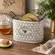 33729 CACHEPOT METAL BEE HAPPY 12X20X10CM - TUUT
