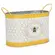 33729 CACHEPOT G METAL BEE HAPPY 14X26X13CM - TUUT