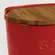 159115GSALEIRO 500GR C/TAMPA C/COLHER - VERMELHO GR - CERAFLAME