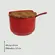 159115GSALEIRO 500GR C/TAMPA C/COLHER - VERMELHO GR - CERAFLAME