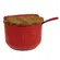 159115GSALEIRO 500GR C/TAMPA C/COLHER - VERMELHO GR - CERAFLAME