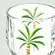 Taça para Água de Cristal Ecológico Palm Hand Painting