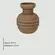 Vaso Decorativo de Cerâmica Areia Texturizado Pequeno