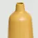 Vaso Decorativo de Cerâmica Amarelo e Bege