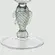 Taça de Acrílico Peixe Verde com Bolhas