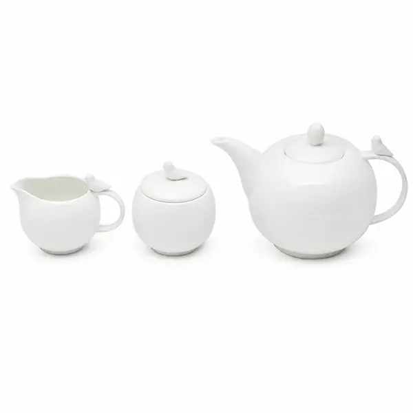 Conjunto 3 Peças de Porcelana para Café Birds