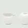 Conjunto 3 Peças de Porcelana para Café Birds