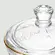 Açucareiro de Cristal de Chumbo Filetado Dourado com Colher