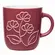 Caneca de Cerâmica Chocolate Flowers