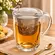 Caneca de Cristal de Chumbo com Tampa e Filtro Bird