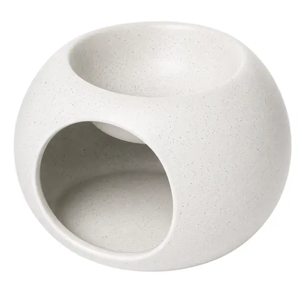 Difusor de Cerâmica Branco para Óleos Essencias