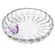 Prato de Cristal Decorativo Fairy Butterfly Lilás