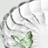 Prato de Cristal Decorativo Fairy Butterfly Verde