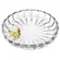 Prato de Cristal Decorativo Fairy Butterfly Amarelo