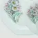 Aparelho Jantar e Chá 30 Peças Porcelana Schmidt - Dec. E650 Margarida 2ª Linha