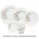 Aparelho Jantar e Chá 30 Peças Porcelana Schmidt - Dec. E005 Romântica Prisma 2ª Linha