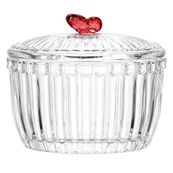 Porta Joias de Cristal Fairy Butterfly Vermelho