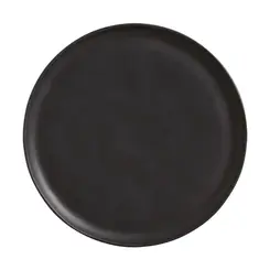 Prato Raso de Cerâmica Bio Preto Matte