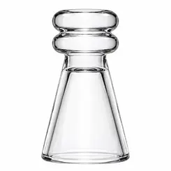 Conjunto com 2 Porta Velas de Vidro Taper