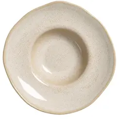Prato Risoto de Cerâmica Orgânico Latte